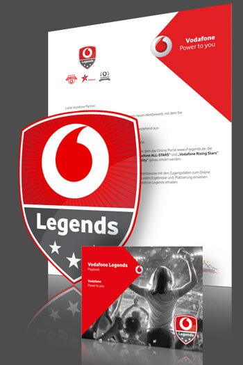 Das von der WAK gestaltete und programmierte Belohnungsportal „Legends“ begleitet die Vodafone Mitarbeiter jedes einzelnen Shops und motiviert sie zu Höchstleistungen. Angestellte, die seit über 20 Jahren bei Vodafone sind, bekommen durch das beliebte „Loyalty“-Programm attraktive Prämien für ihre Treue. Und wer jeden Monat bei seinen Verkäufen richtig Gas gibt, arbeitet sich im Ranking nach oben und hat die Chance auf hochwertige Gewinne. Die WAK steuert die Gewinnausschüttung, übernimmt die Datenpflege und organisiert den kompletten Service.